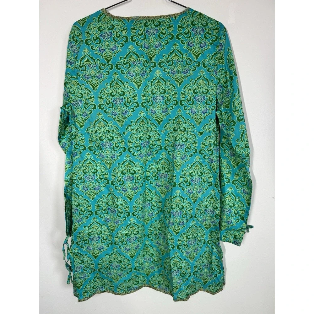 Victoria's Secret Coverup‎ Mini Dress Boho Summer Tropical Beach Resort Size M/L